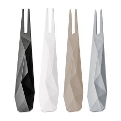 KOZIOL - Forchettine Kant nero, bianco, tortora e grigio set 4 pezzi