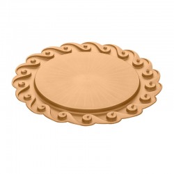 KOZIOL - Piatto per torta Amadeus oro perlato