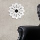 KARLSSON - Orologio da parete Lotus Flower bianco